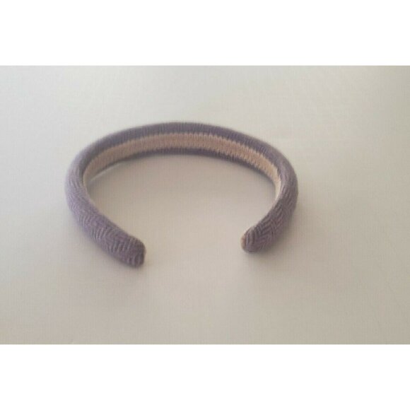 Vintage Gymboree Headband Periwinkle Herringbone & Floral Pattern 2001 - Picture 2 of 3